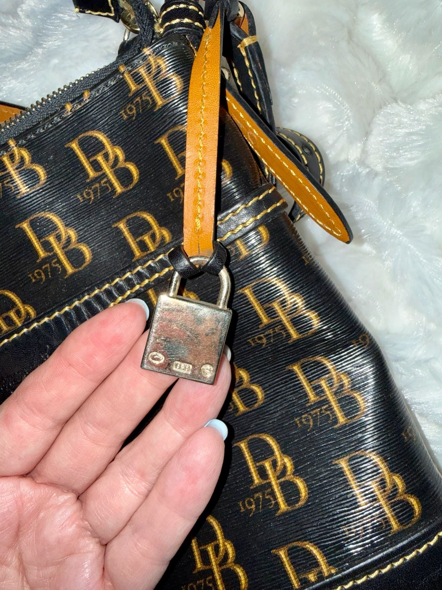 Dooney & Bourke DB 1975 Signature Letter Carrier Crossbody Bag 4