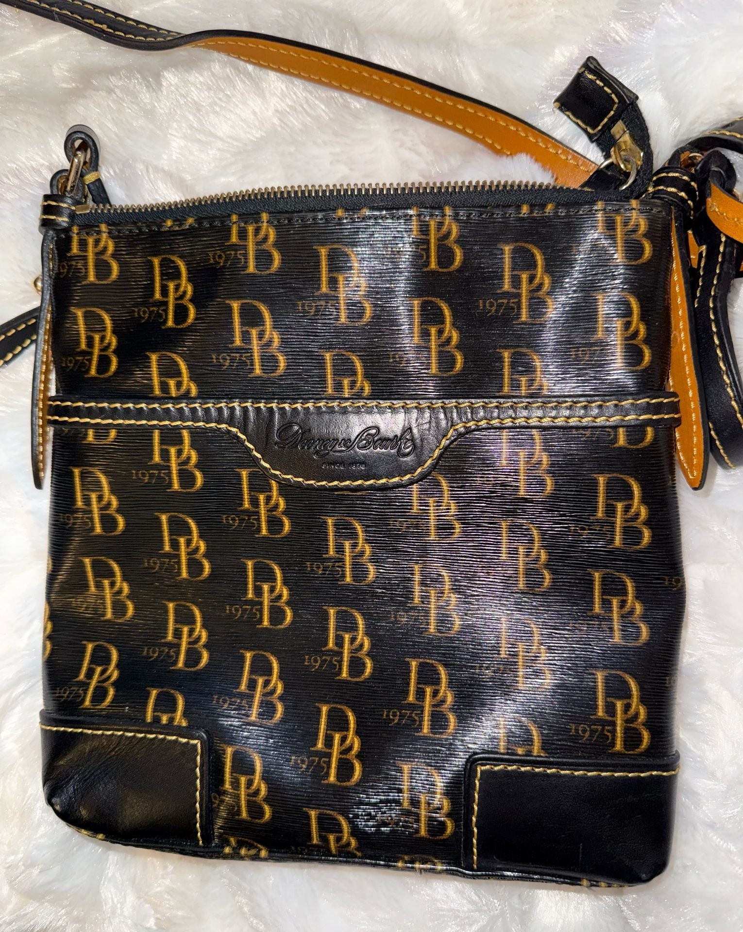 Dooney & Bourke DB 1975 Signature Letter Carrier Crossbody Bag 7