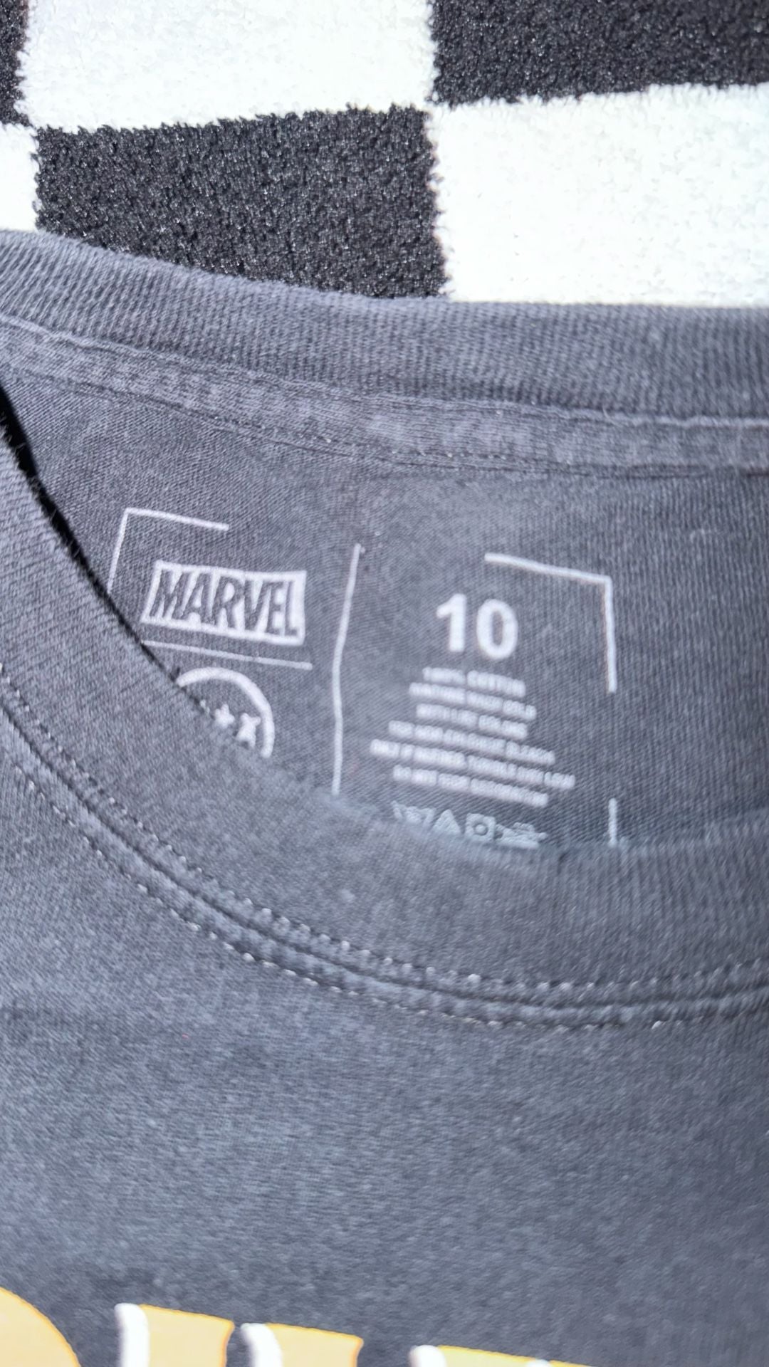 Marvel Wolverine T-Shirt Size 10 Black X-Men Graphic size 10-youth med 4