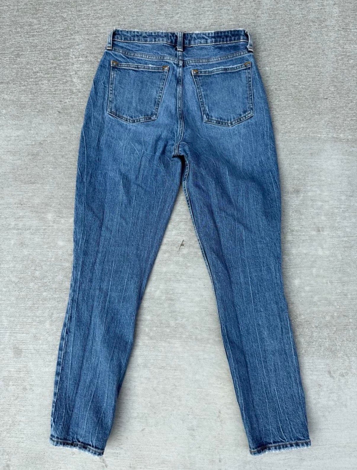 Abercrombie & Fitch Curve Love The Skinny High Rise Size 27 Blue Denim Jeans 3