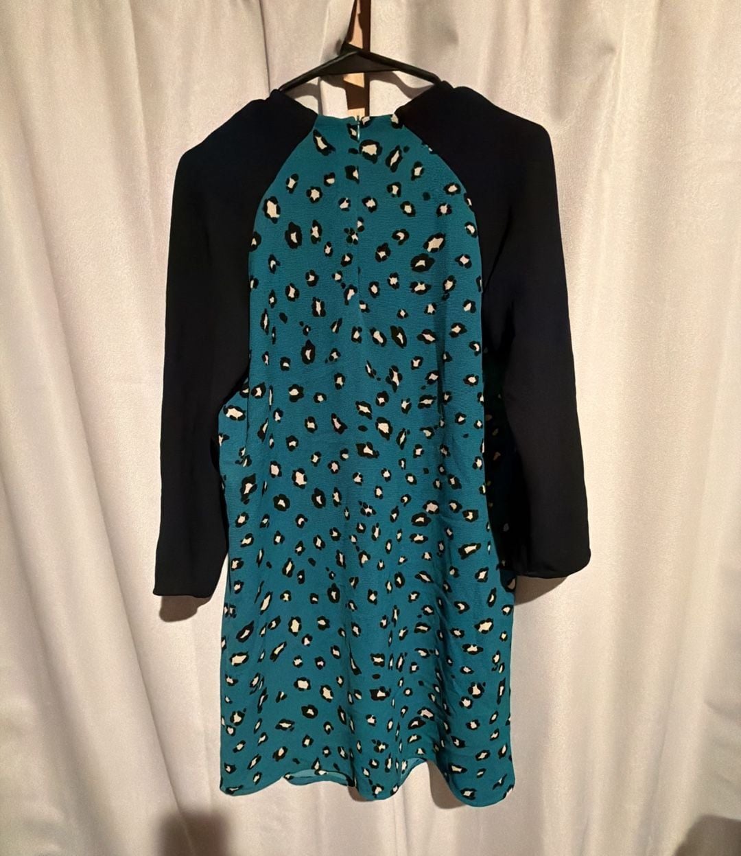 Zara Trafaluc Animal Print Dress Size S Green White Red 5