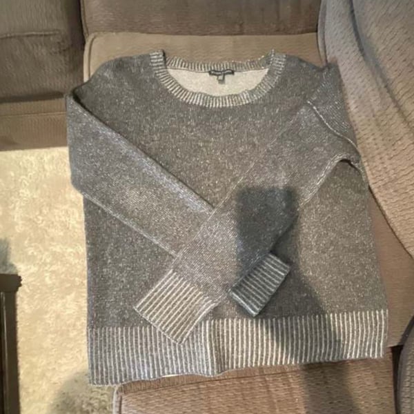 Eileen Fisher Grey Crewneck Sweater Size XS