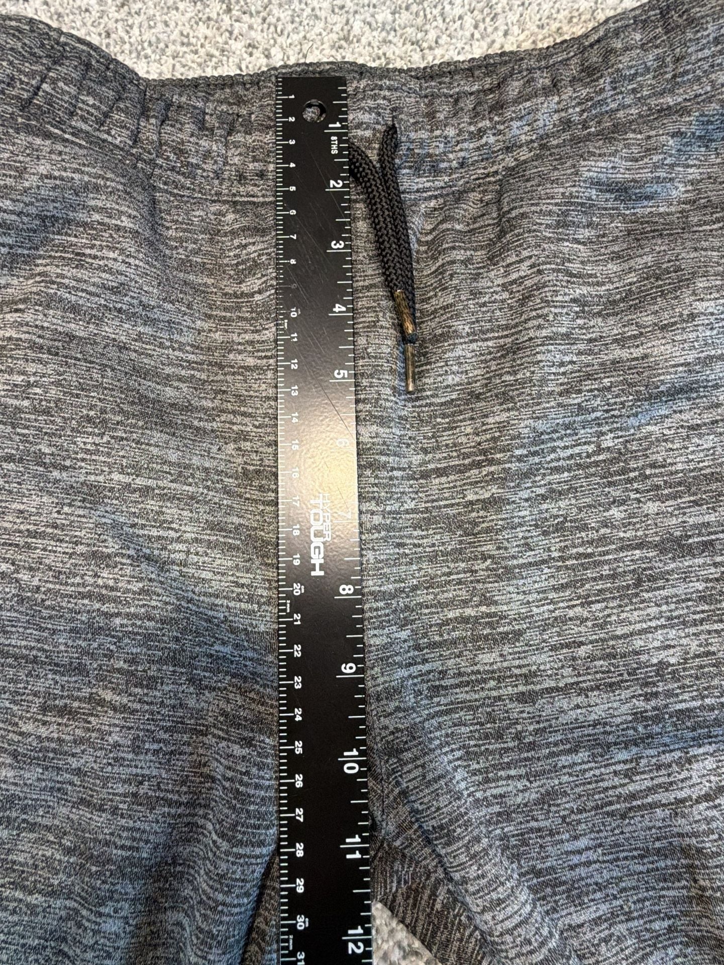 Place Sport Marled Knit Performance Pants Size XL/TG 14 Gray Joggers. Lined 5
