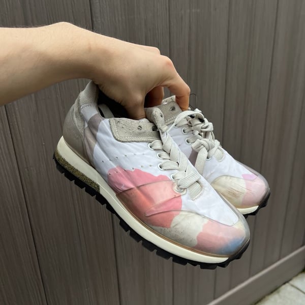 Acne Studios Watercolor Print Sneakers Size EU:6 women’s colorblock pattern