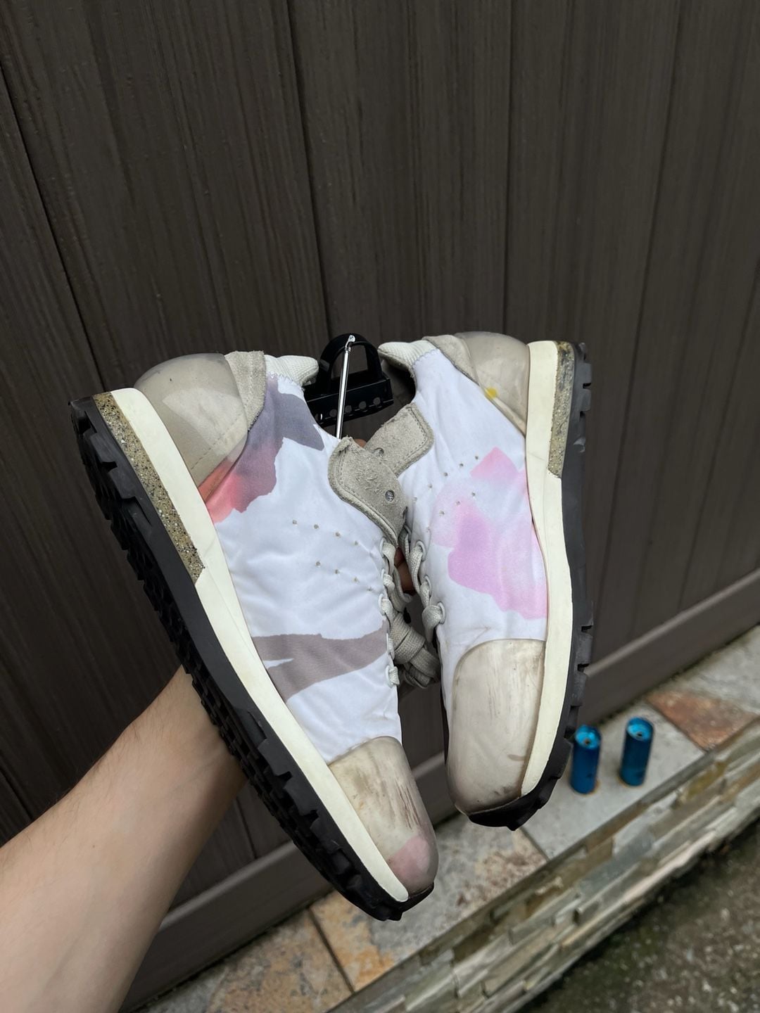 Acne Studios Watercolor Print Sneakers Size EU:6 women’s colorblock pattern  7