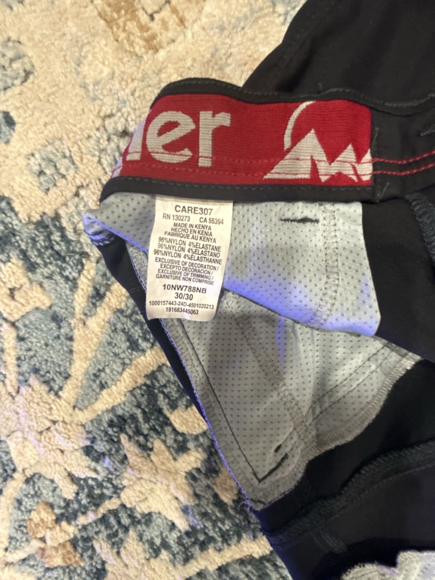 Wrangler Men's Tech Pants Black Size 30x30 6