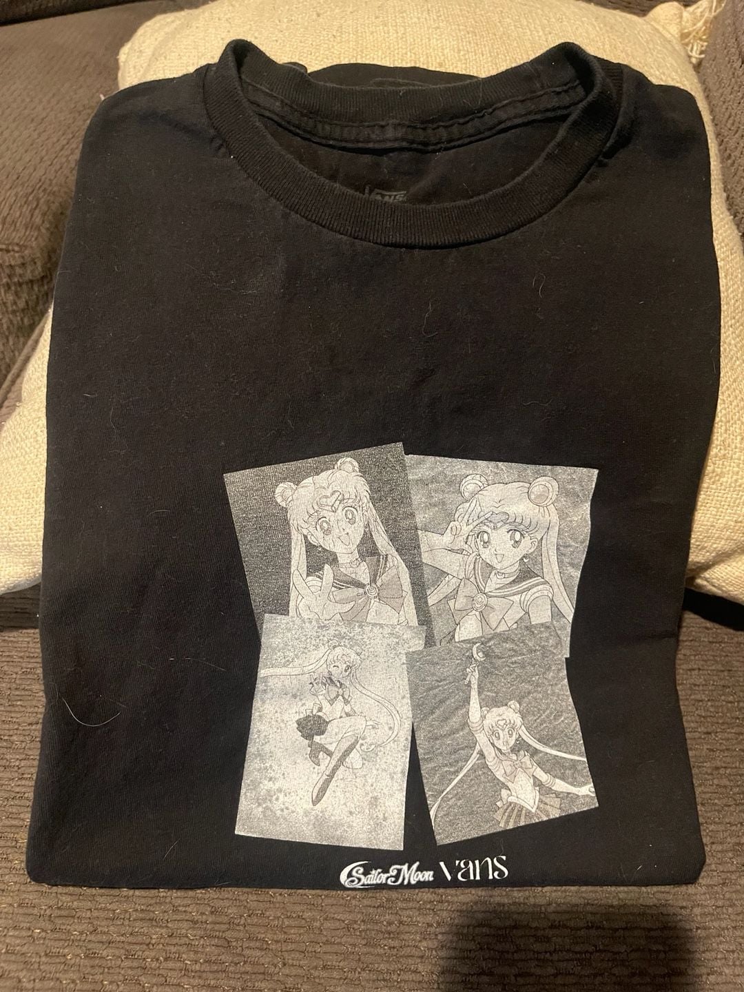 Vans Sailor Moon Classic Fit Black T-Shirt Medium 10