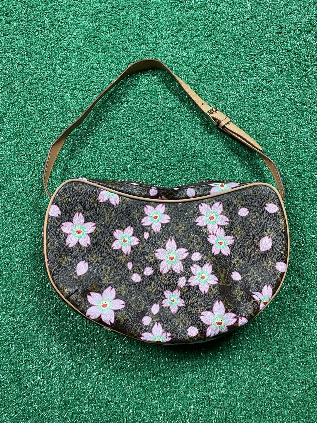 Louis Vuitton Monogram Cherry Blossom Pochette Accessoires Brown 6