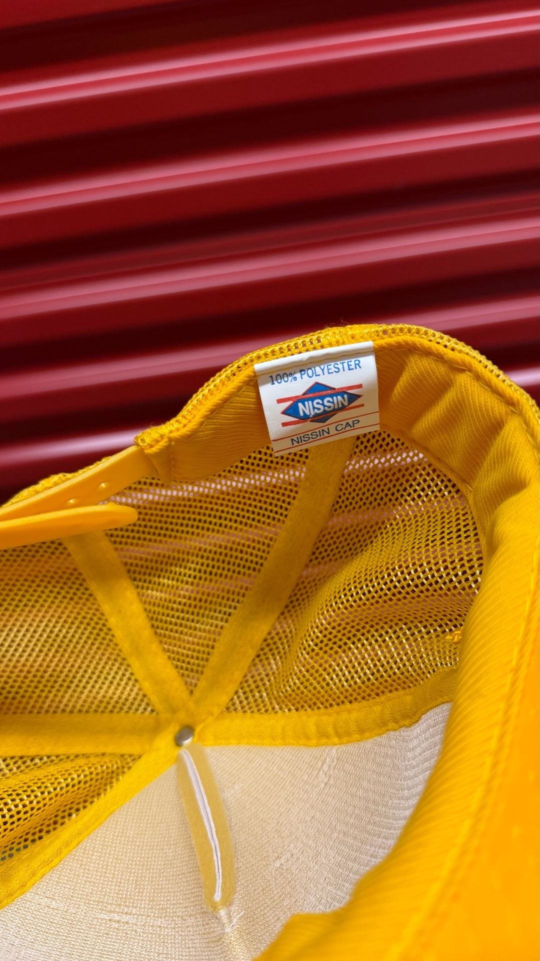 Nissin KGRT AM 57 FM 104 Radio Trucker Hat Vintage Yellow Snapback Cap 6