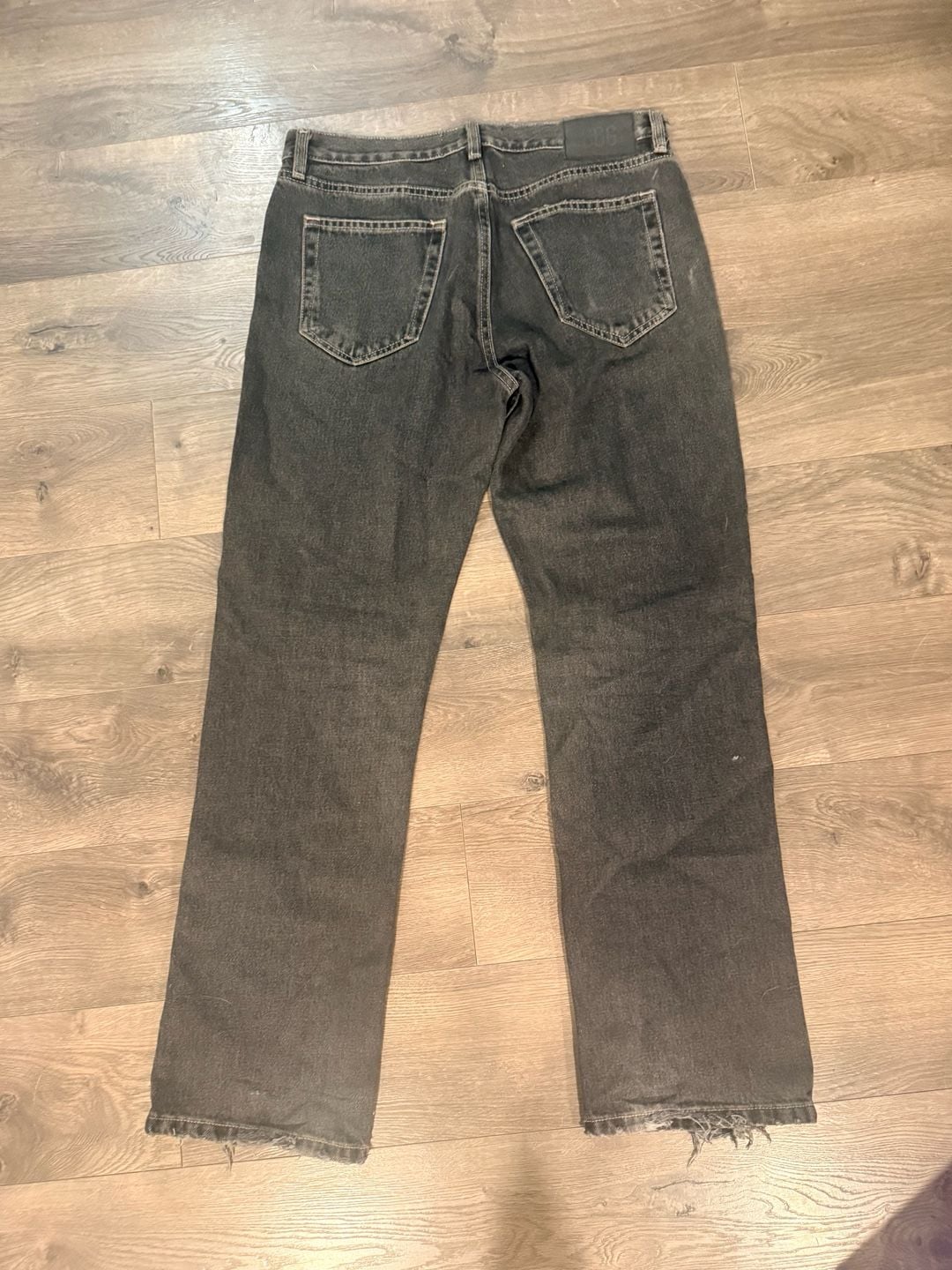 BDG Black Distressed bootcut Jeans Size 31/32 11
