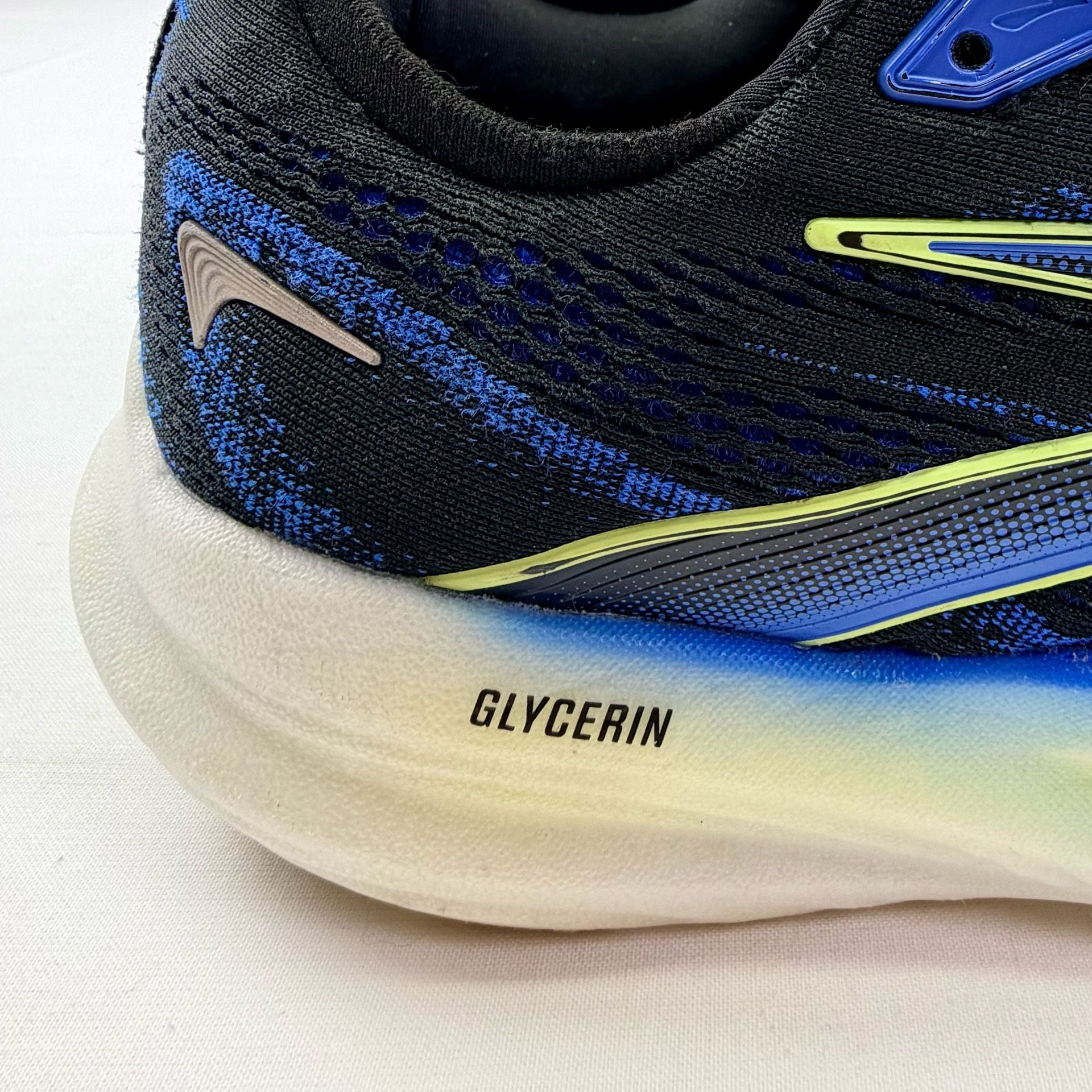 Brooks Glycerin 22 Men’s Running Shoes Black Blue Size 13 10