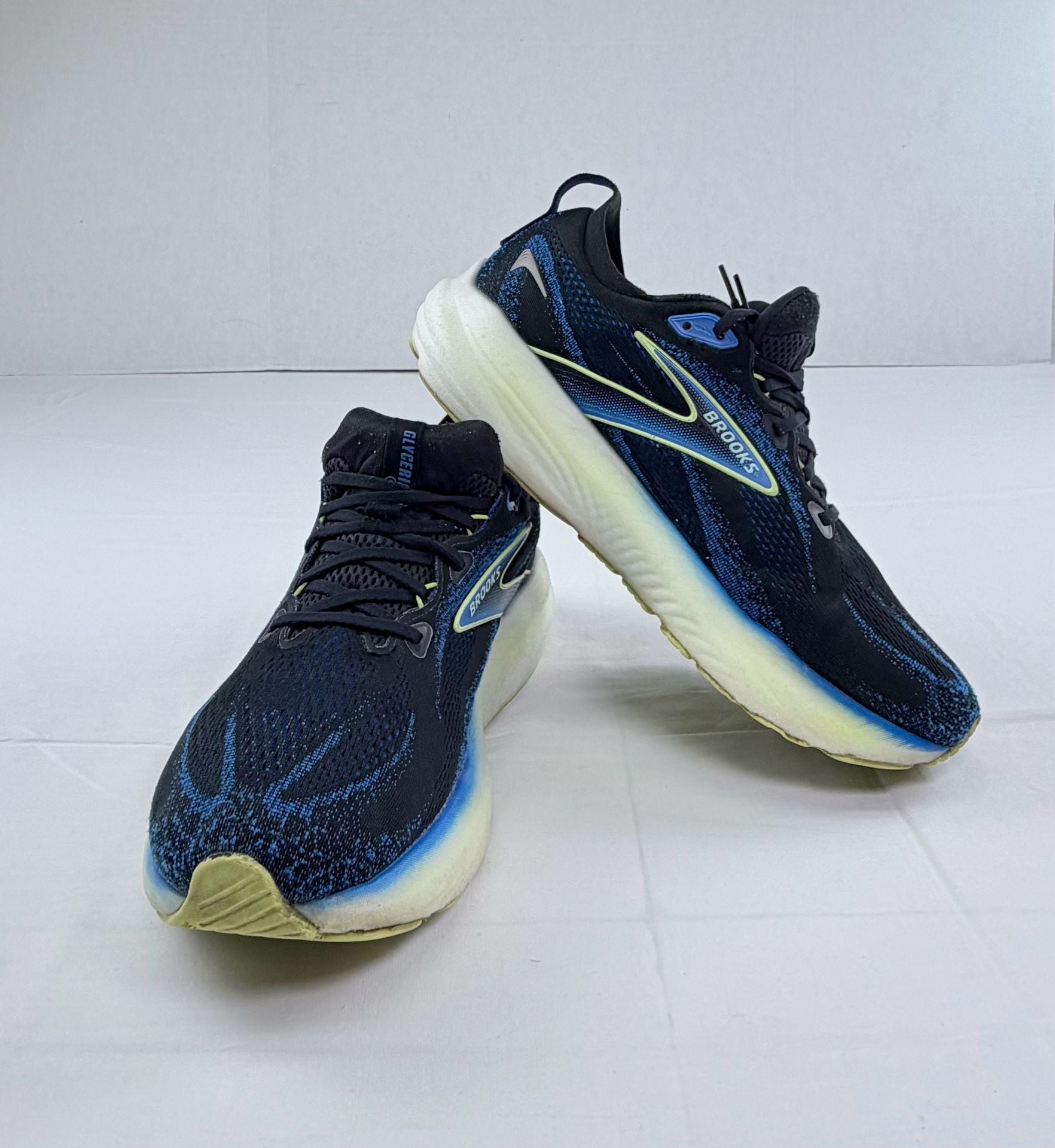 Brooks Glycerin 22 Men’s Running Shoes Black Blue Size 13 11