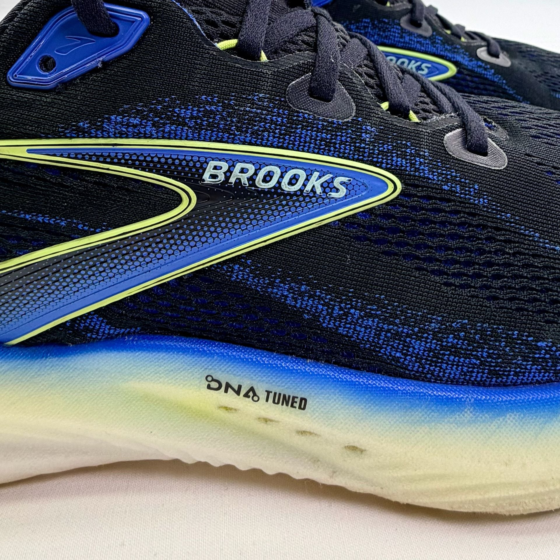 Brooks Glycerin 22 Men’s Running Shoes Black Blue Size 13 12