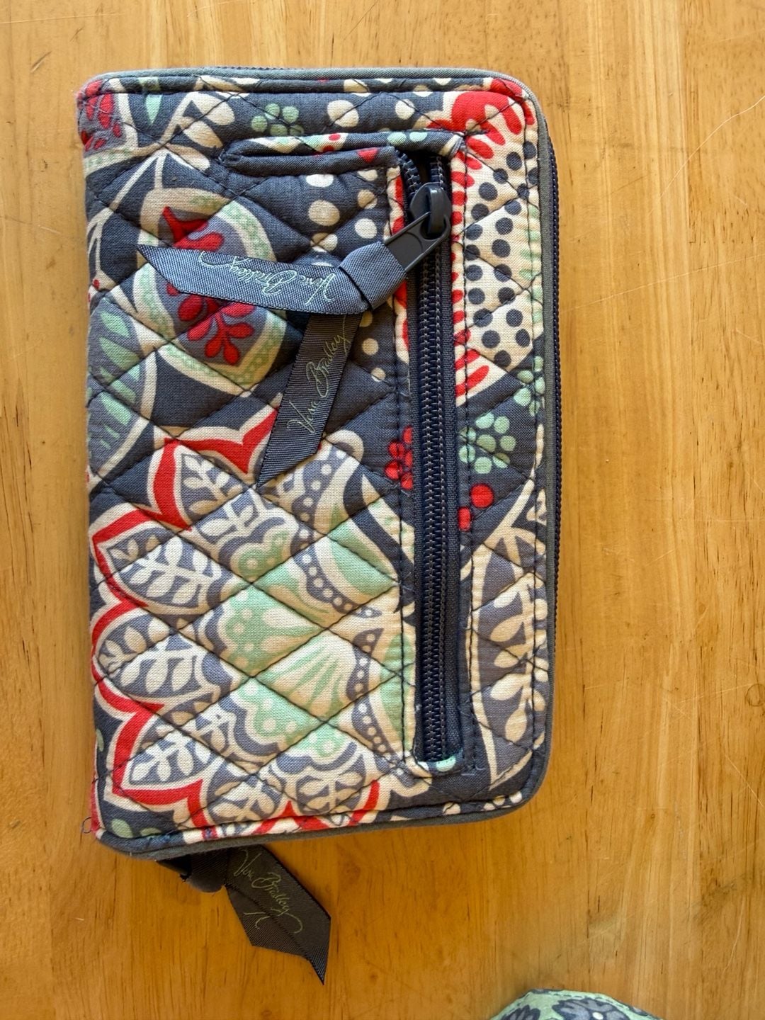 Vera Bradley Nomadic Floral Quilted Turn Lock Wallet 3
