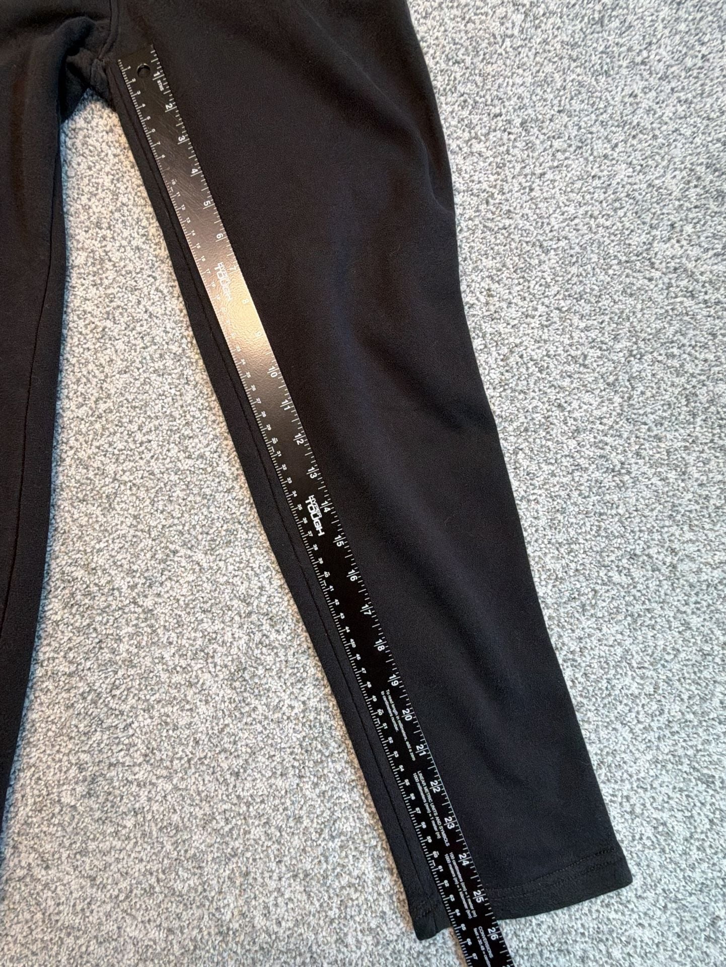 Old Navy Stretch Fleece Jogger Size XL 14-16 Black Drawstring Sweatpants. 4