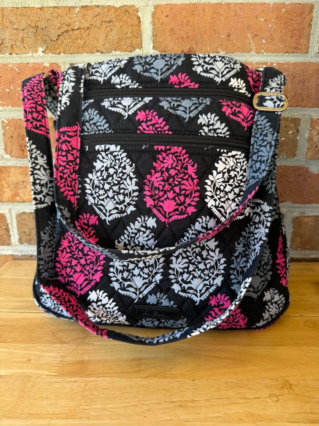 Vera Bradley Northern Lights Triple Zip Hipster Crossbody Bag 2