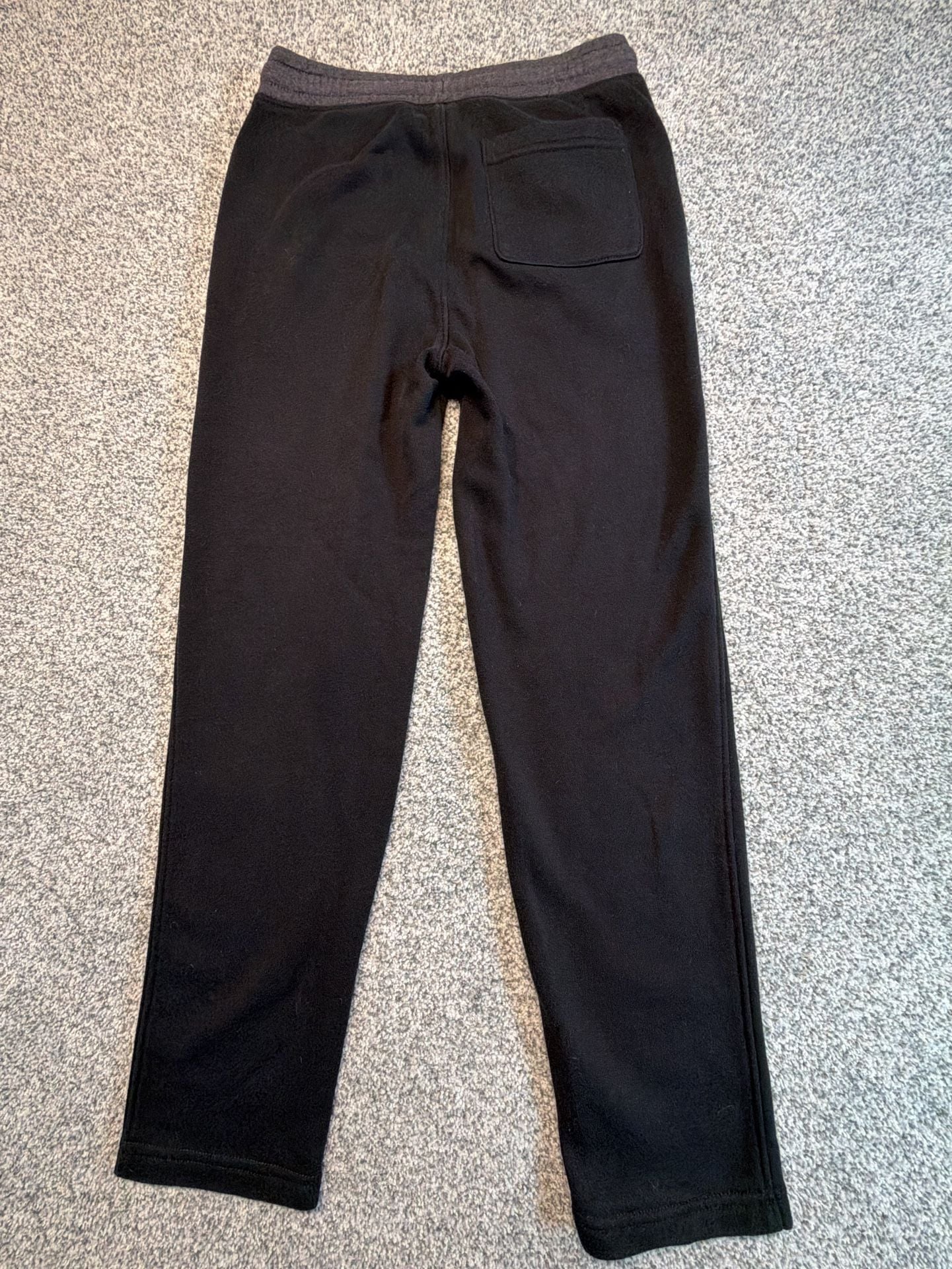 Old Navy Stretch Fleece Jogger Size XL 14-16 Black Drawstring Sweatpants. 8