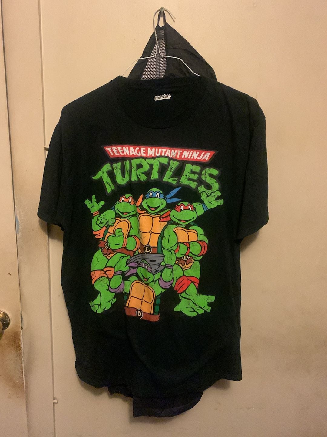 Nickelodeon Teenage Mutant Ninja Turtles Group Action Burst Black T-Shirt 2