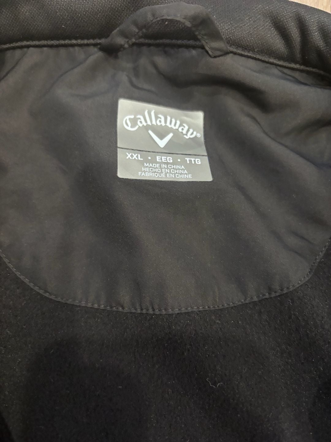 Callaway Golf Quilted Men’s Full Zip Jacket Black XXL 5