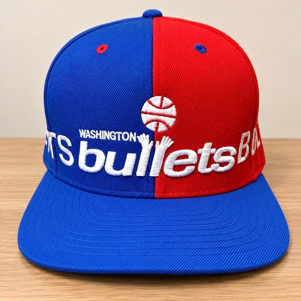 Mitchell & Ness Washington Bullets Hardwood Classics Team Two-Tone 2.0 Snapback