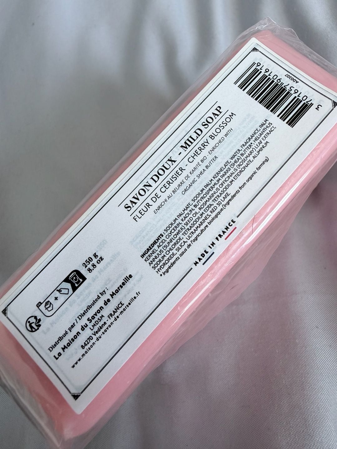 La Maison du Savon de Marseille Cherry Blossom Shea Butter Soap 250g 4