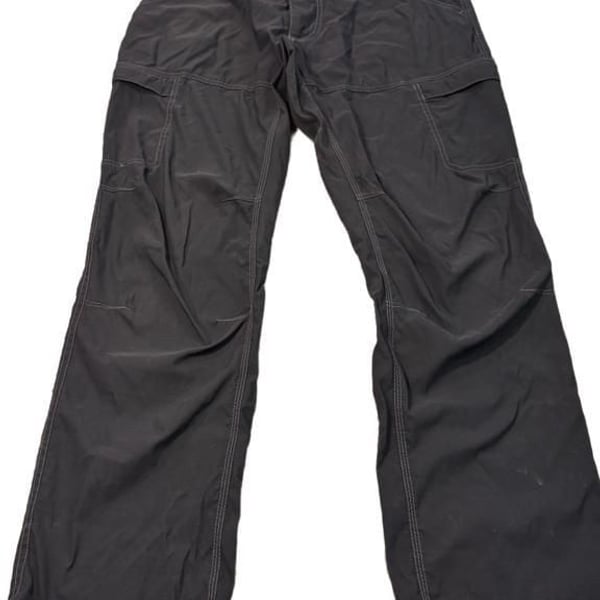KUHL Gray Convertible Hiking Pants 36x32 Lightweight Outdoor Adventure