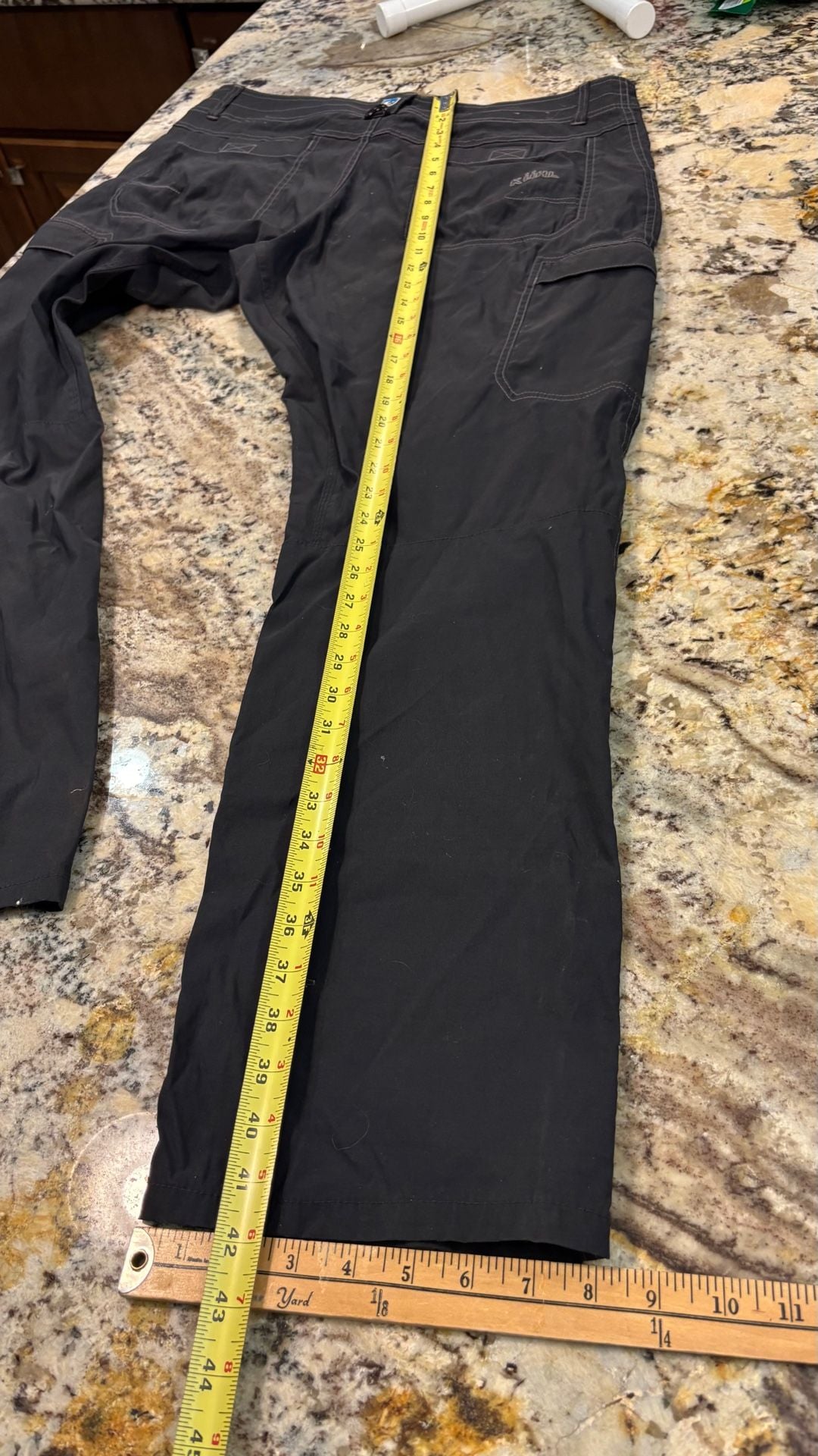 KUHL Gray Convertible Hiking Pants 36x32 Lightweight Outdoor Adventure 6