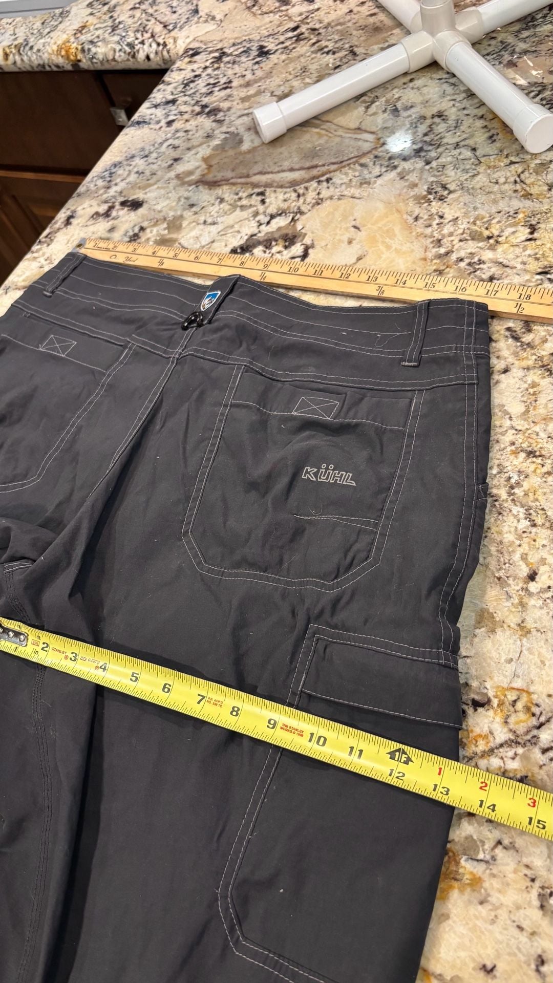 KUHL Gray Convertible Hiking Pants 36x32 Lightweight Outdoor Adventure 5
