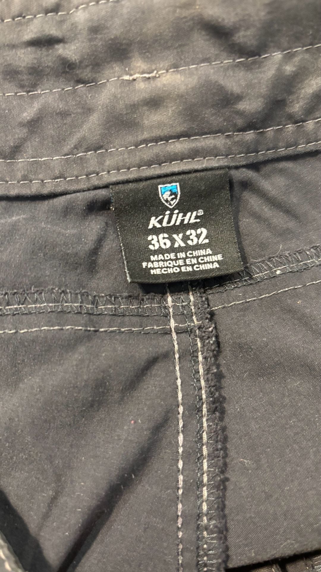 KUHL Gray Convertible Hiking Pants 36x32 Lightweight Outdoor Adventure 7