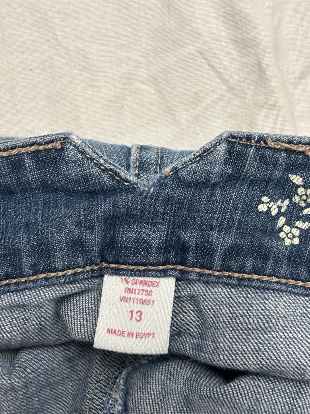 Mossimo Supply Co. Denim Shorts Size 13 Blue Low Rise 5-Pocket 4