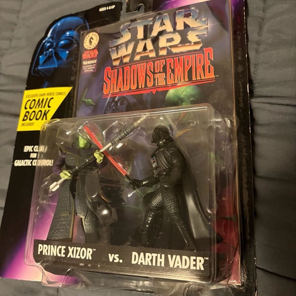 Star Wars Shadows of the Empire Prince Xizor vs. Darth Vader Action Figure