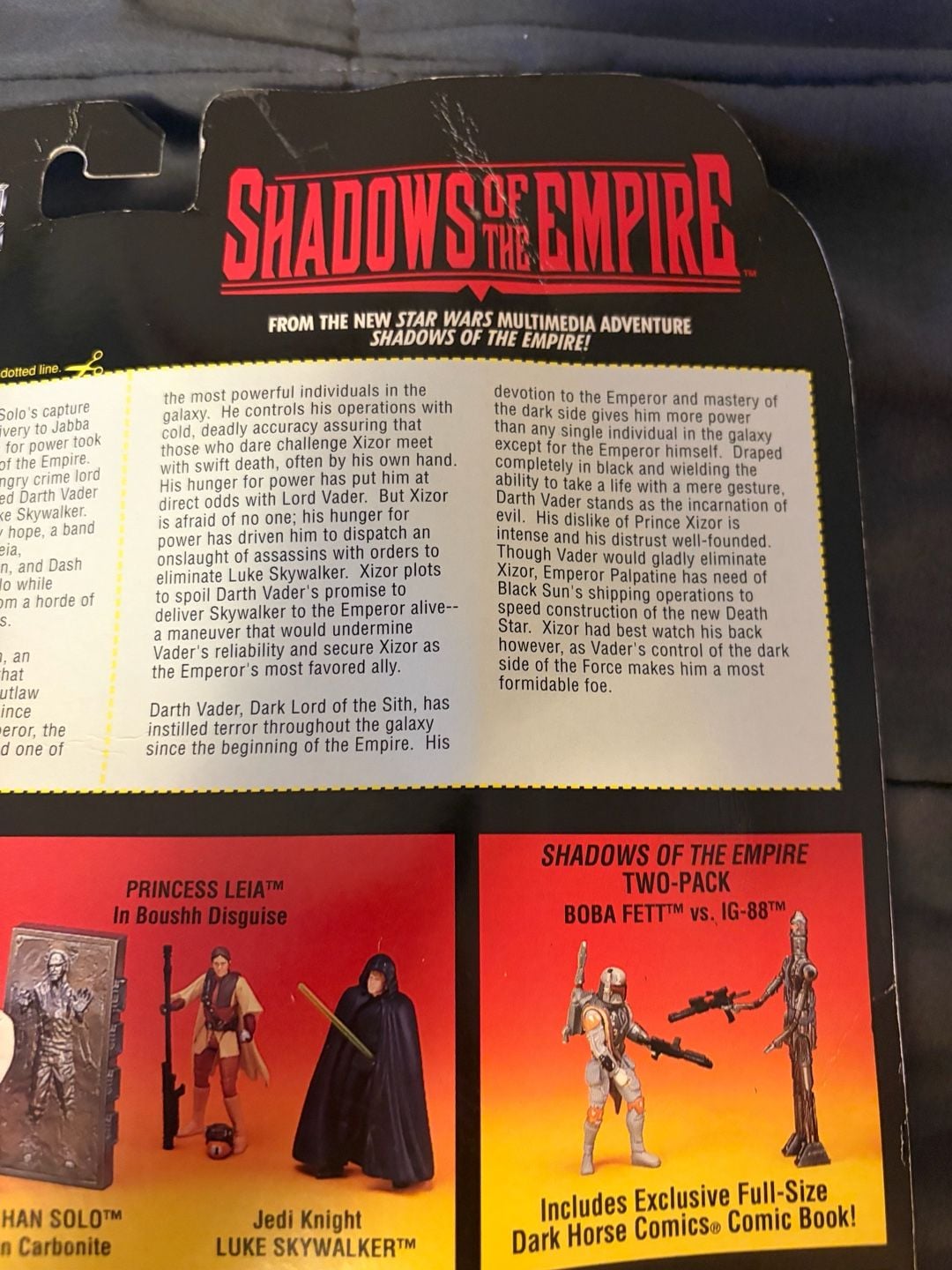 Star Wars Shadows of the Empire Prince Xizor vs. Darth Vader Action Figure 7