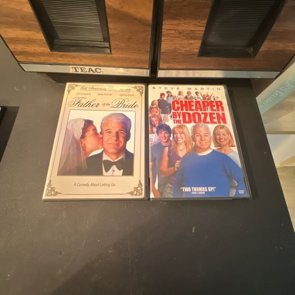 Steve Martin DVD Lot Father of Bride & Cheaper By Dozen
