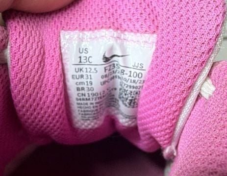 Nike Air Max 90 Little Kids Shoes FZ3558-100 White Pink 6