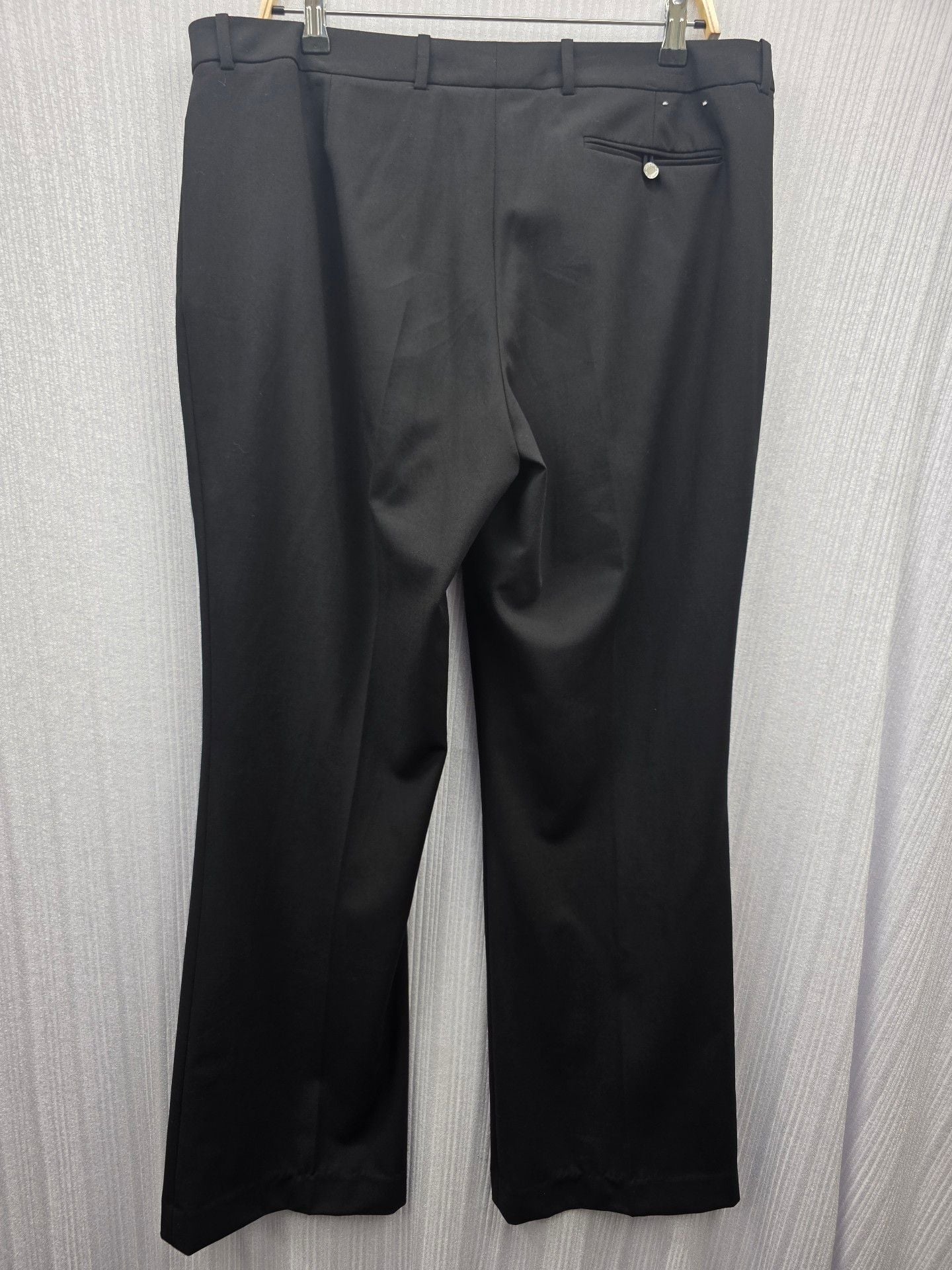 Calvin Klein Modern Fit Black Wool Blend Dress Pants Size 14 2