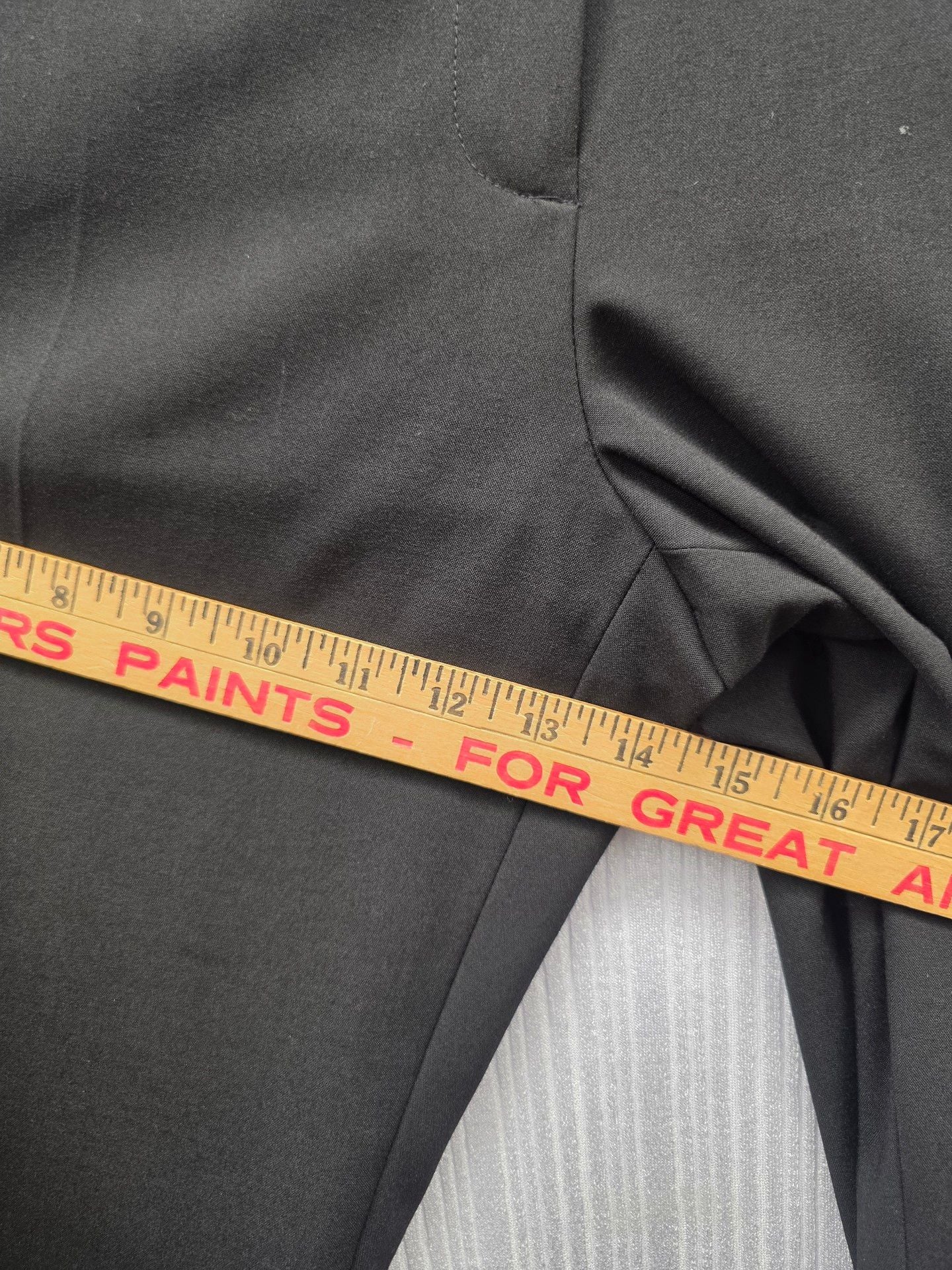 Calvin Klein Modern Fit Black Wool Blend Dress Pants Size 14 7