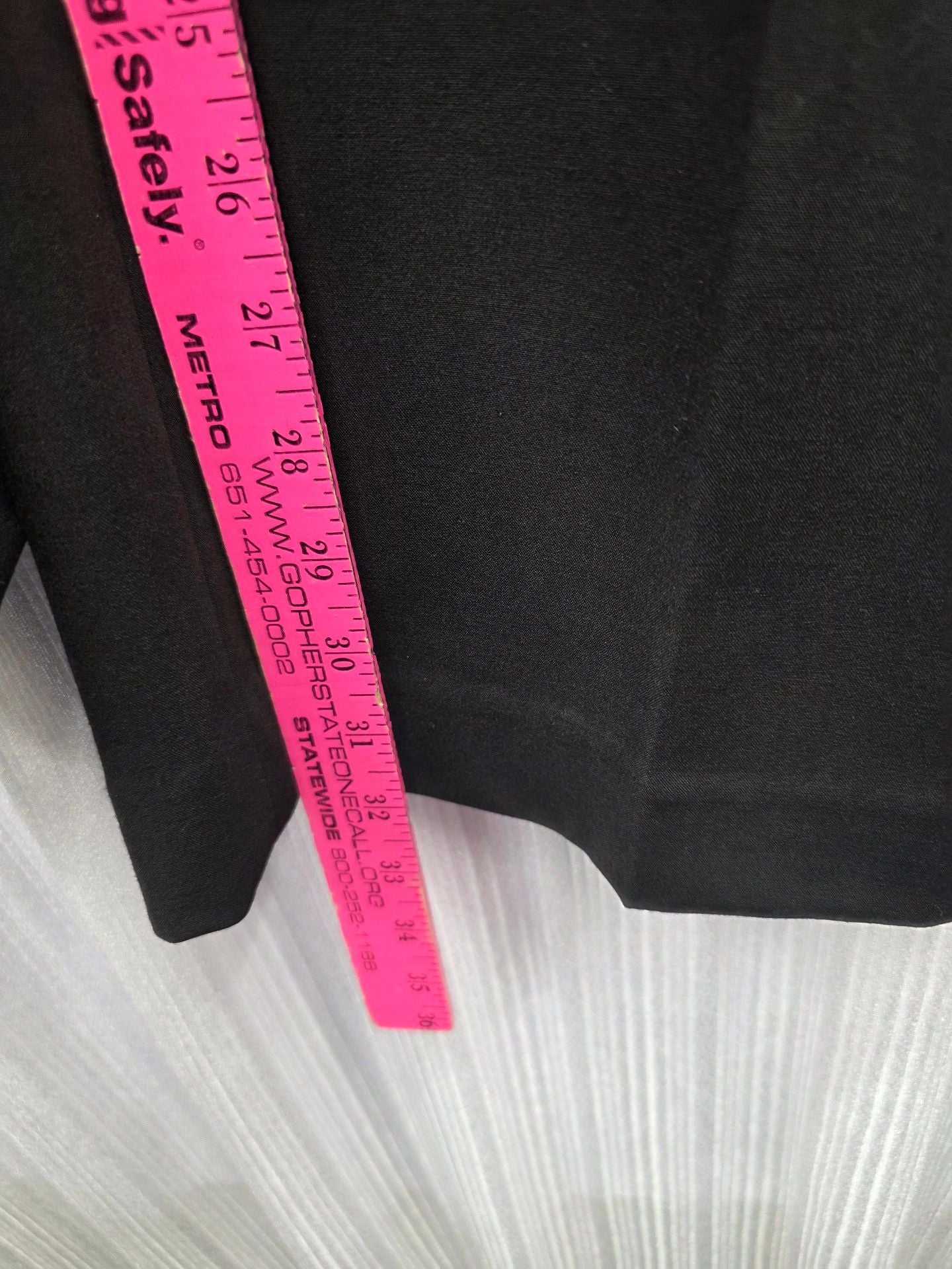 Calvin Klein Modern Fit Black Wool Blend Dress Pants Size 14 8