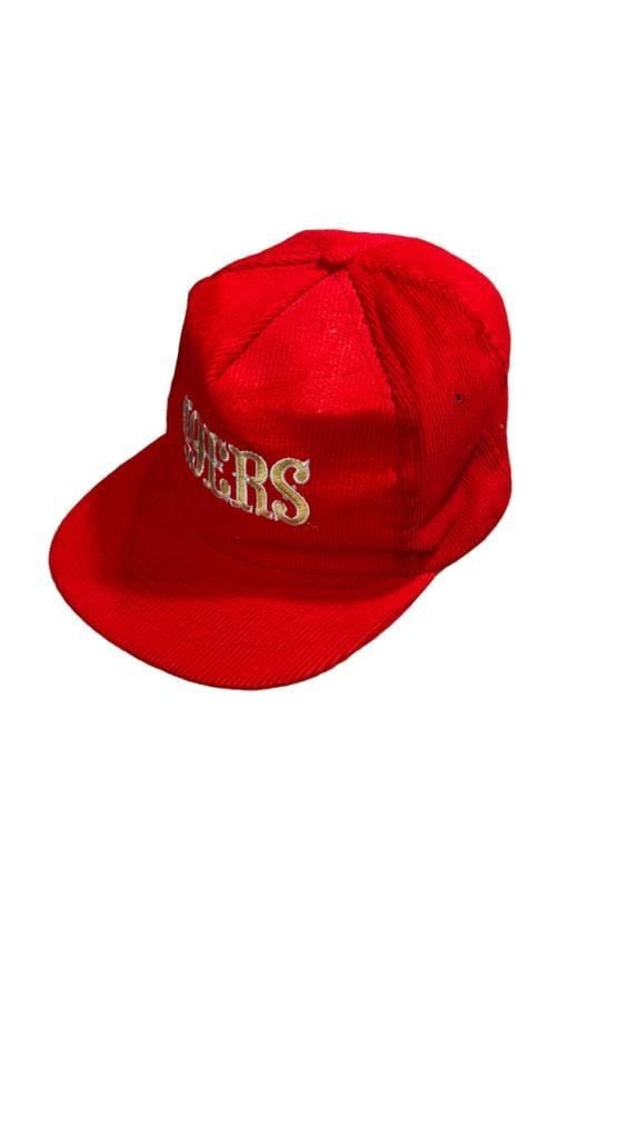 Starline San Francisco 49ers Vintage Corduroy Snapback Hat Red 4