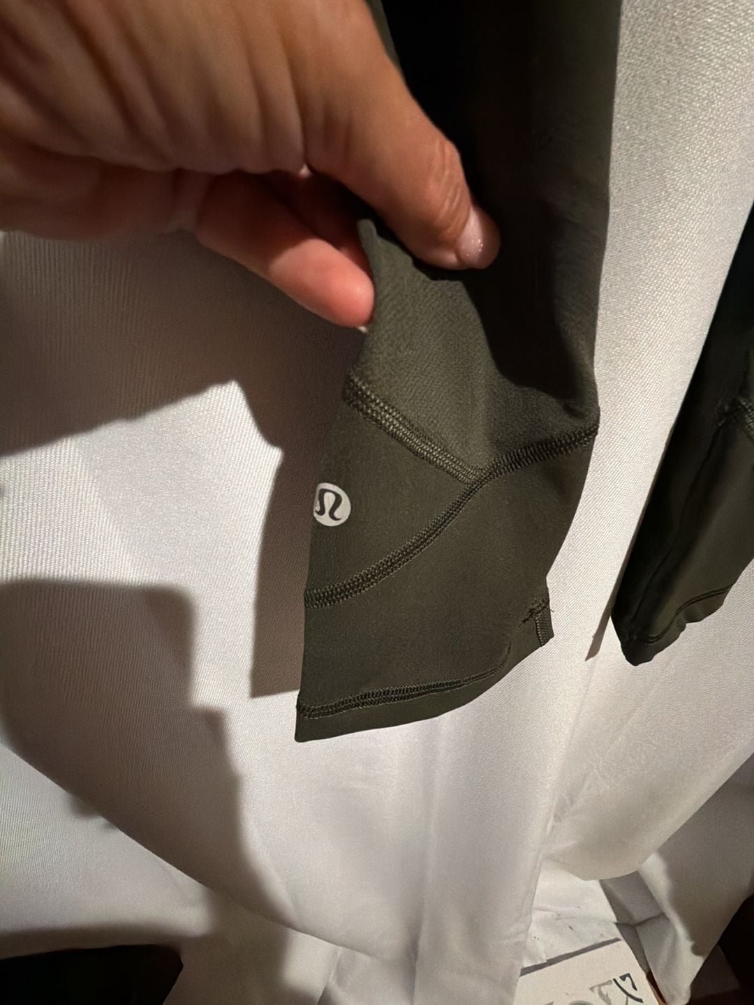 Lululemon Speed Up Crop Size 6 Dark Olive Green Athletic Leggings 4