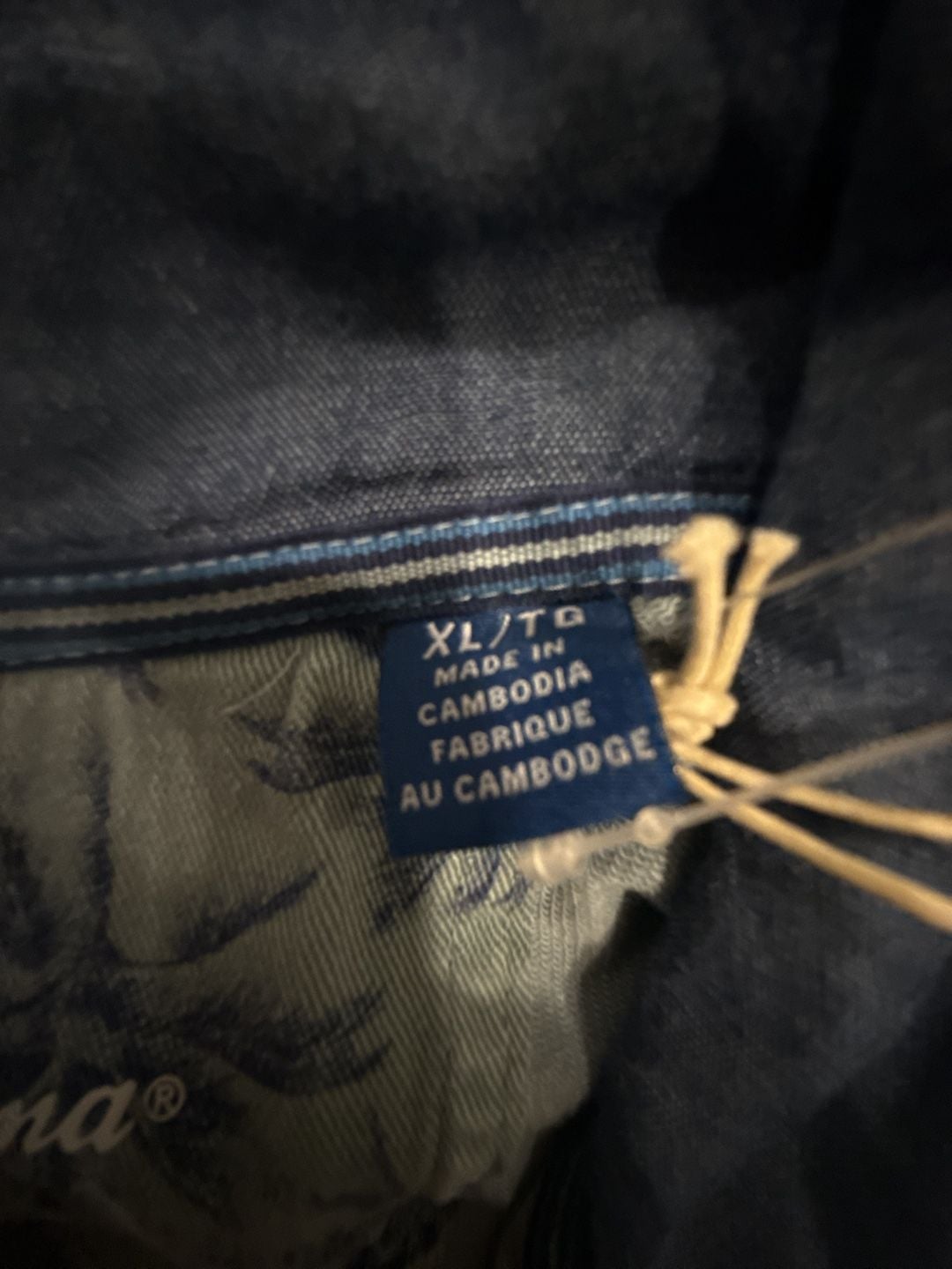 Tommy Bahama Ben And Terry Half Zip Size XL Norse Blue Pullover 6