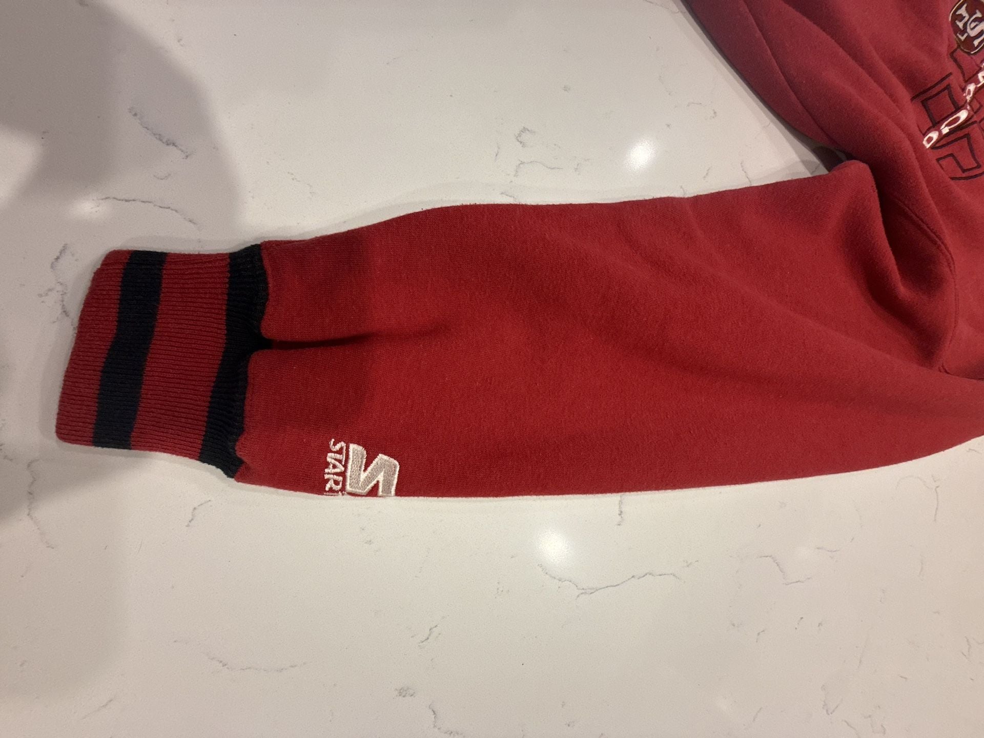 Starter San Francisco 49ers Crewneck Sweatshirt Size L Red 90s Vintage 7