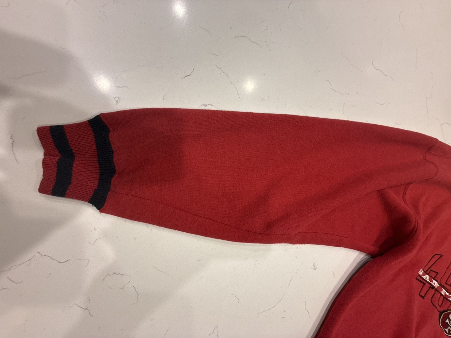 Starter San Francisco 49ers Crewneck Sweatshirt Size L Red 90s Vintage 8