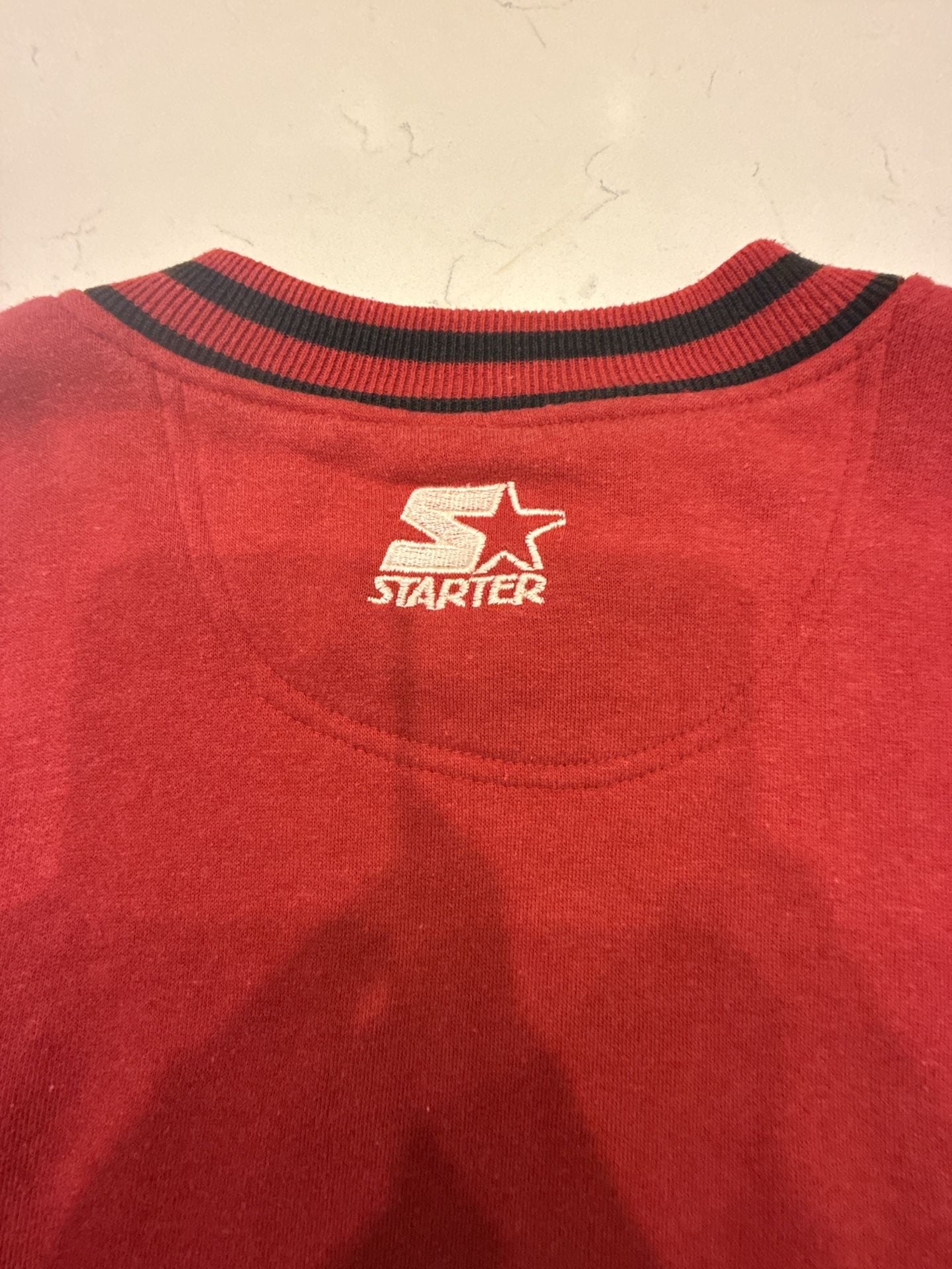 Starter San Francisco 49ers Crewneck Sweatshirt Size L Red 90s Vintage 10
