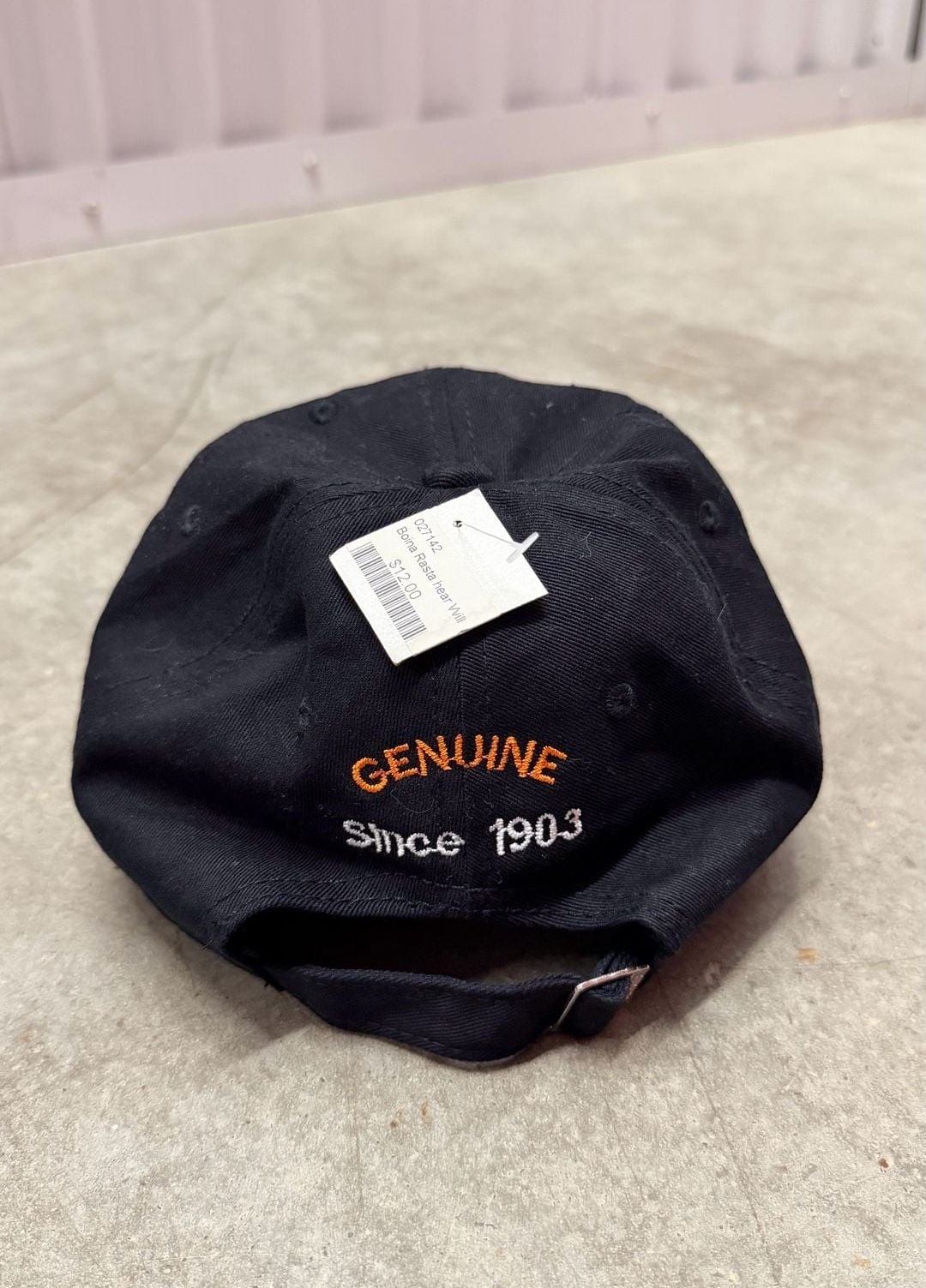 Harley-Davidson Aruba Baseball Hat Black Strapback Cap Embroidered 3