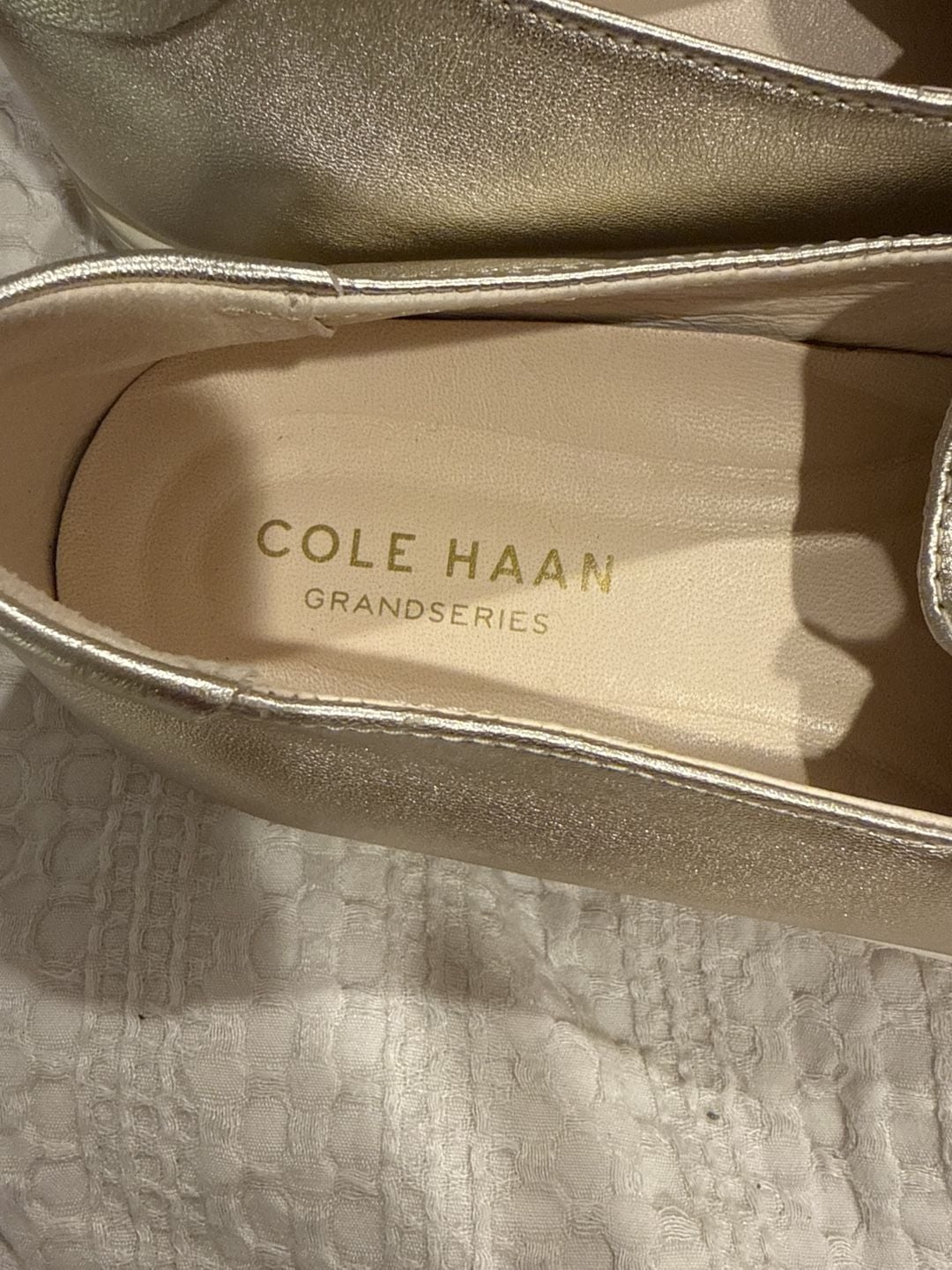 Cole Haan Grand Ambition Slip-On Sneaker Size 8.5 B Gold 3