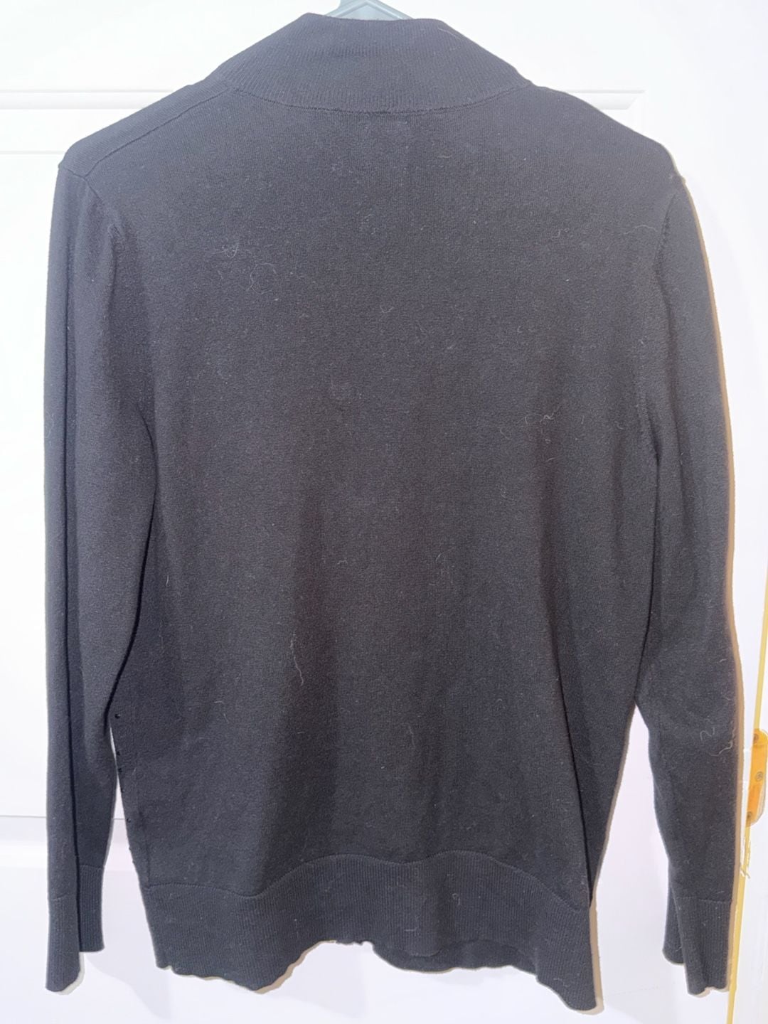 Anne Klein Full Zip Sweater Size L Black Rhinestone 6