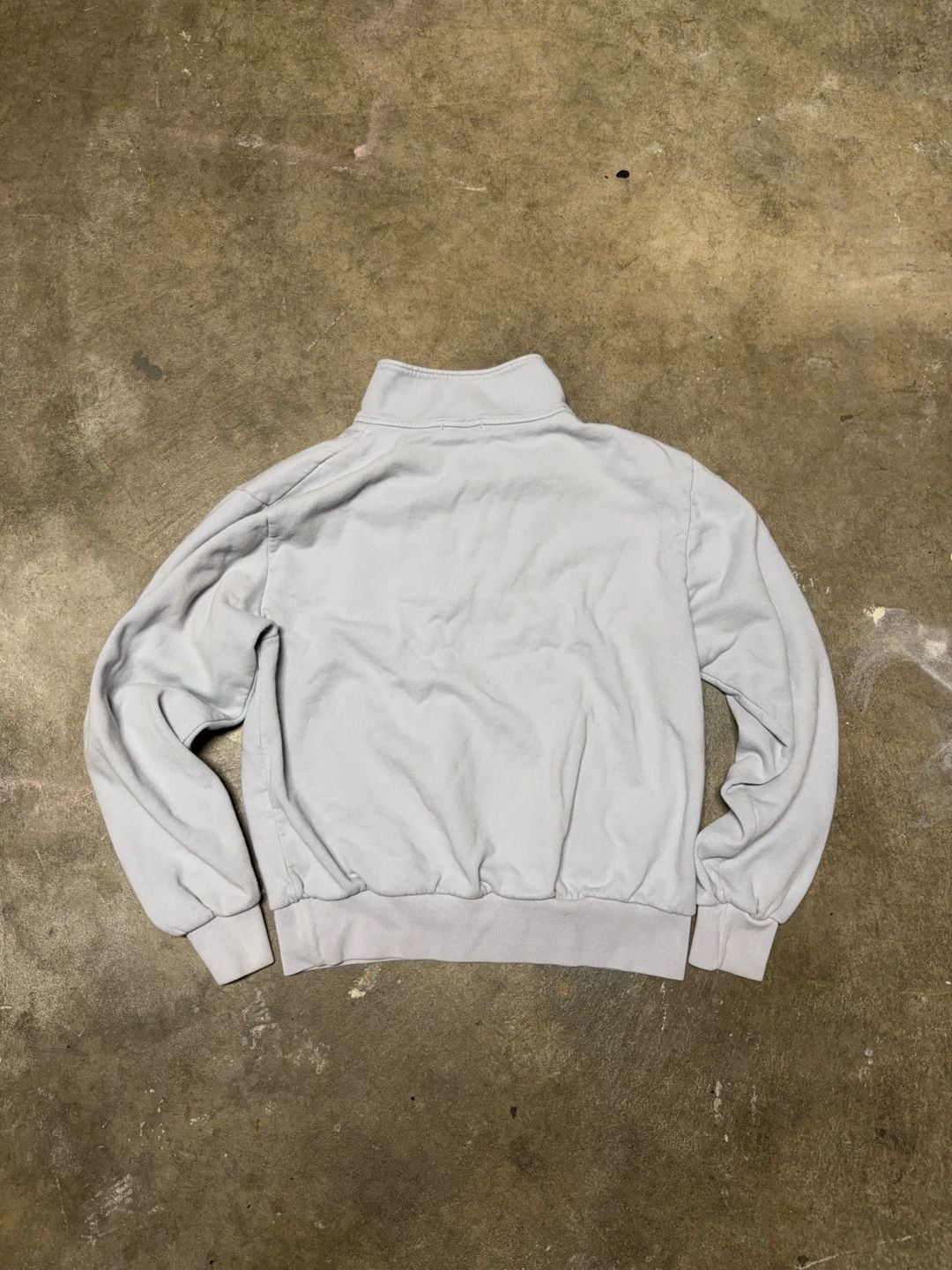 Brandy Melville Light Gray Quarter Zip Sweatshirt 6