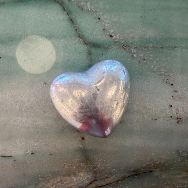 Nambe Amore Alloy Heart Bowl Silver Decorative Paperweight