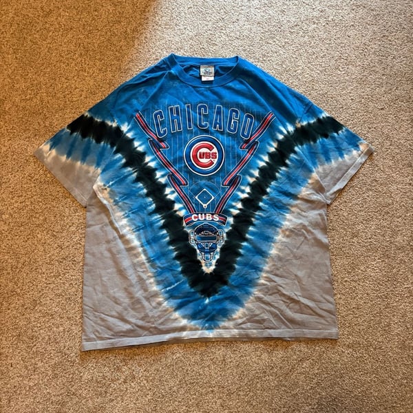 Liquid Blue Chicago Cubs Tie Dye T-Shirt Size 2XL