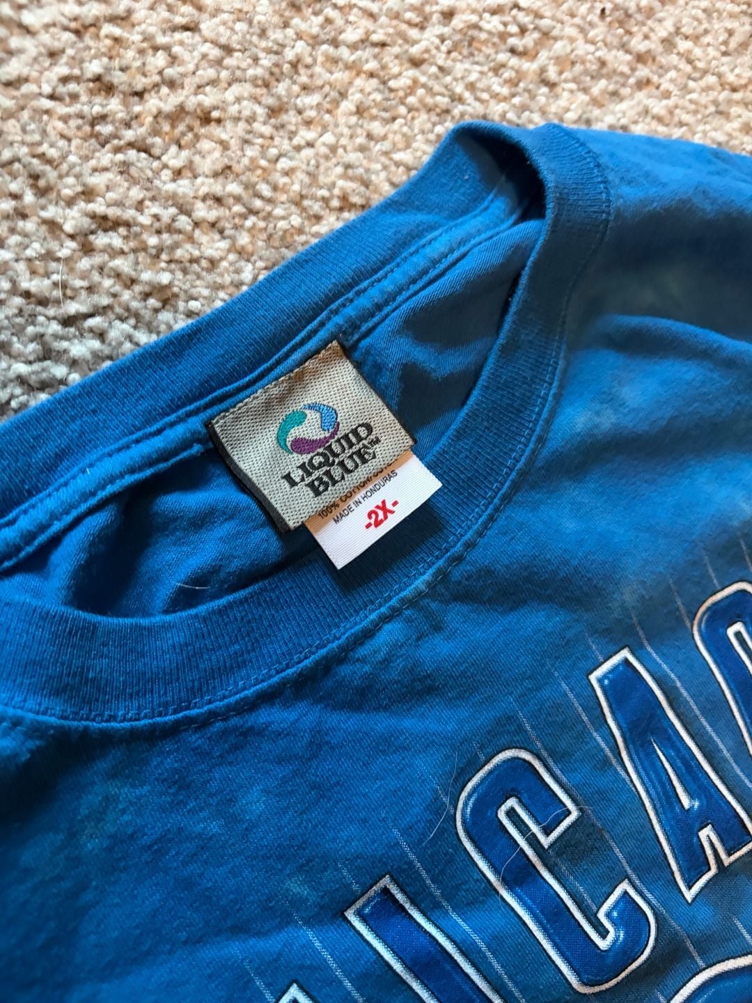 Liquid Blue Chicago Cubs Tie Dye T-Shirt Size 2XL 3